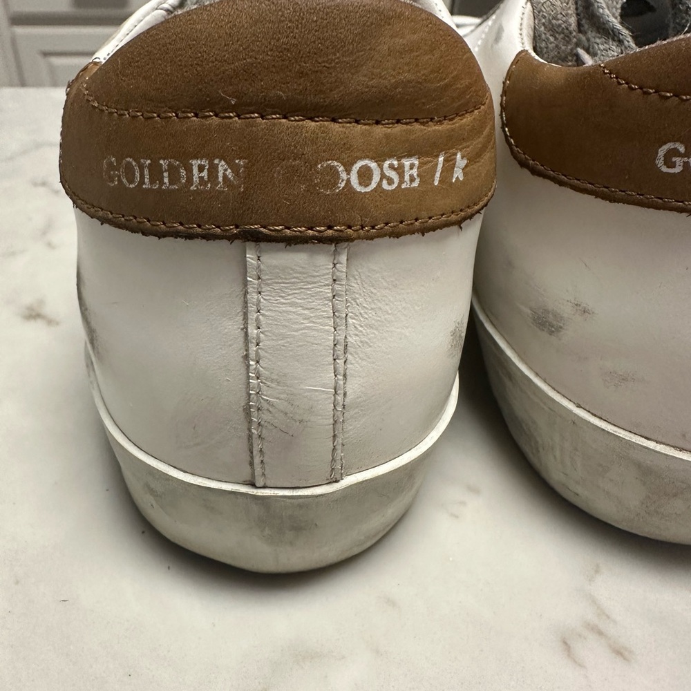 Golden Goose Super-Star Sneakers with Brown Accent - Picture 6 of 16